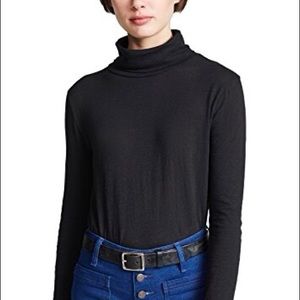 Madewell Whisper Black Turtleneck